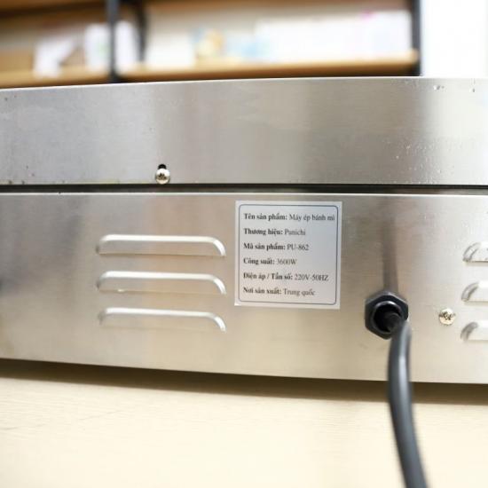 Máy kẹp bánh mì công nghiệp Punichi PU-862 Công suất 3600W
