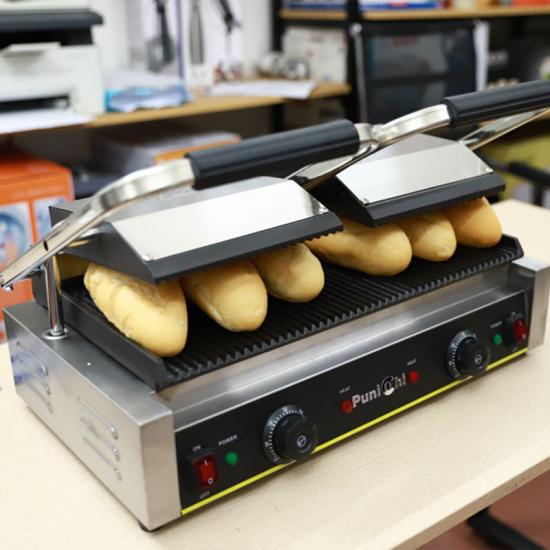 Máy kẹp bánh mì công nghiệp Punichi PU-862 Công suất 3600W